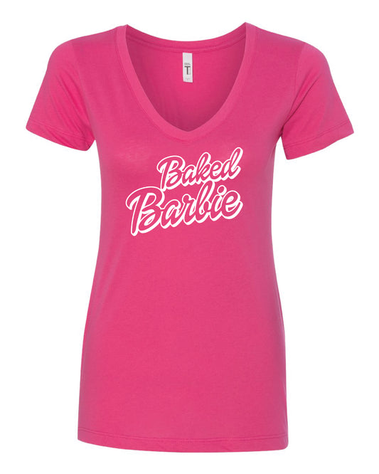 Baked Barbie V-Neck